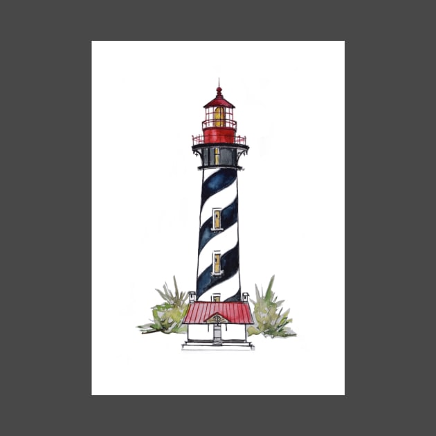 St. Augustine Lighthouse by The Painted Katie 