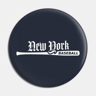 New York Baseball Pin