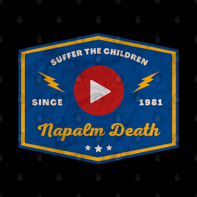 Napalm Death // Play Button by Blue betta