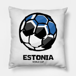 Estonia Football Country Flag Pillow