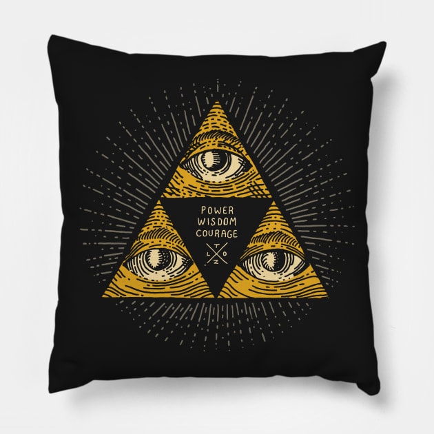 Trilluminati Pillow by Azafran