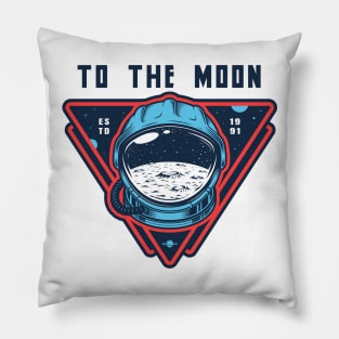 To the moon - Moon boy - Crypto Lover Pillow