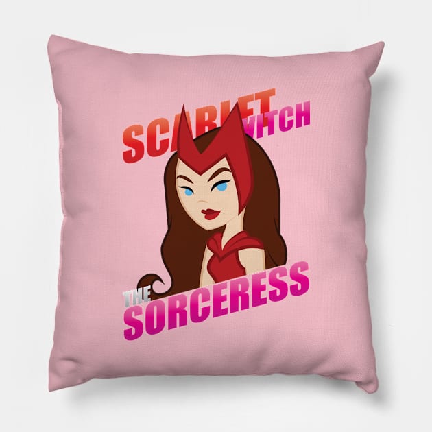 The Sorceress Pillow by Tooniefied