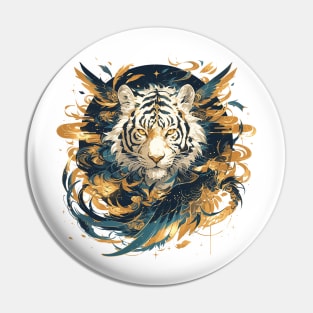 white tiger Pin