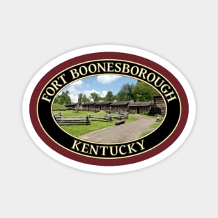 Historic 18th Century Fort Boonesborough in Kentucky Magnet