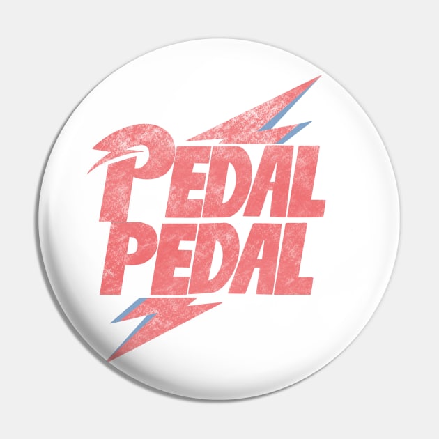 Pedal Pedal Rebel Pin by Crooked Skull