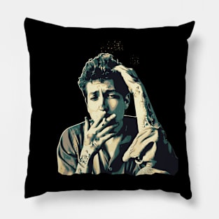 bob dylan 80s Pillow