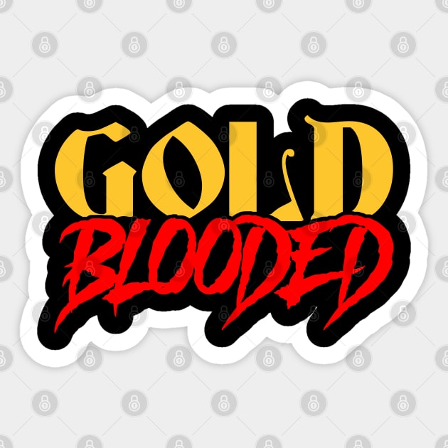 Gold Blooded (Women's Red Leggings)