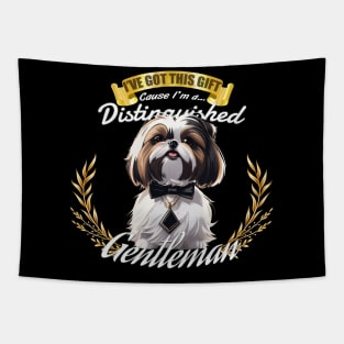 The Distinguished Shih Tzu Gentleman Tapestry