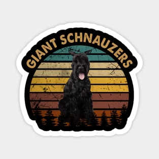 Giant Schnauzer Sophistication Tee Triumph for Canine Admirers Magnet