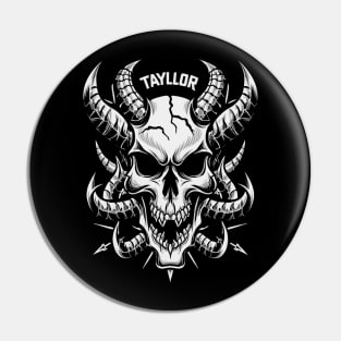 Dragon Skull Play Swift Pin