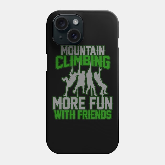 Mountain Climbing Phone Case by Cooldruck