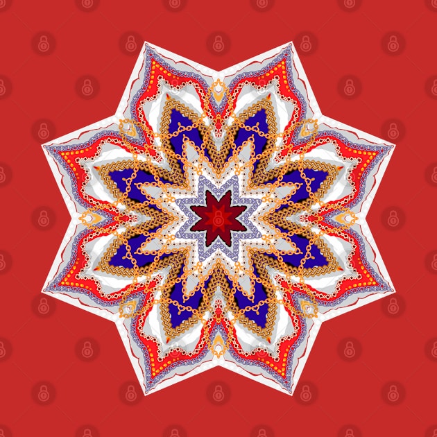 Eastern mandala by Artist Natalja Cernecka