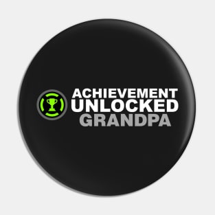 Achievement Unlocked Grandpa Pin