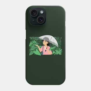 rainy day walk Phone Case