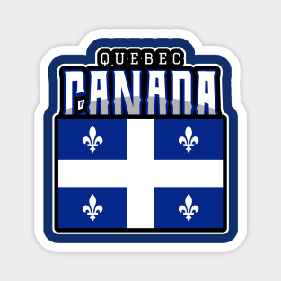 Quebec Canada, Flag Canadian Pride Magnet