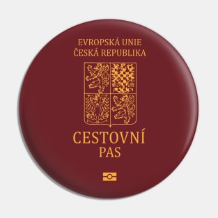 Czech Republic passport Pin