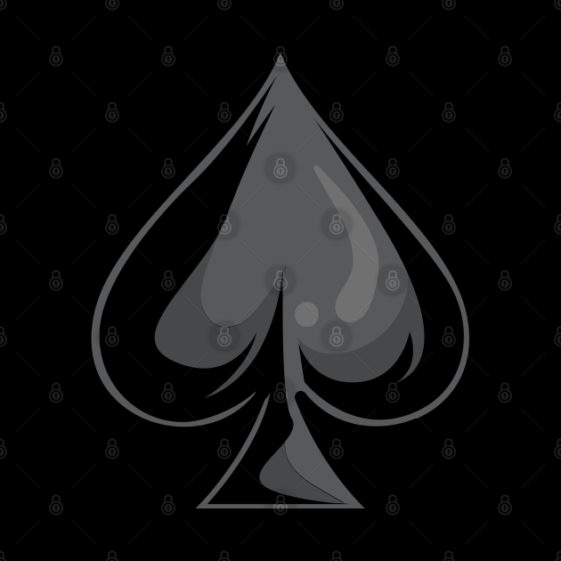 Ace of Spades - Cool Poker Heart Symbol - Ace Of Spades - Mask | TeePublic