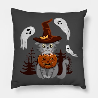 Halloween cat Pillow