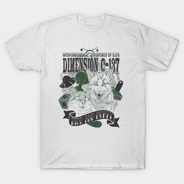 Interdimensional Cats Rick And Morty T Shirt Teepublic