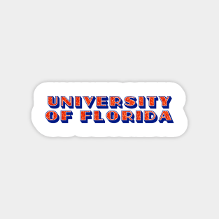 florida glitter lettering Magnet