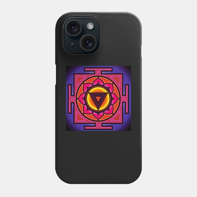 KALI Yuga Yantra (13) Phone Case by GourangaStore