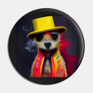 colourful meerkat 06 Pin