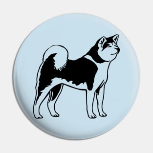 Akita Inu Dog Pin