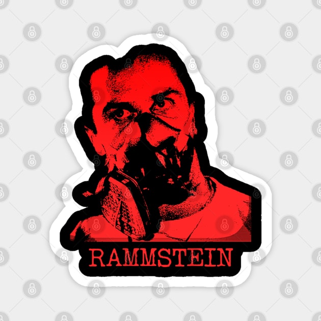 Rammstein // Head Mask Magnet by Slugger