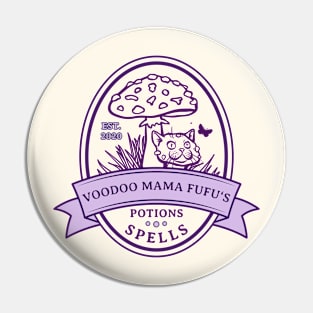 Voodoo Mama Fufu's Potions and Spells Pin