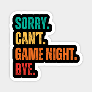 Game Night Magnet