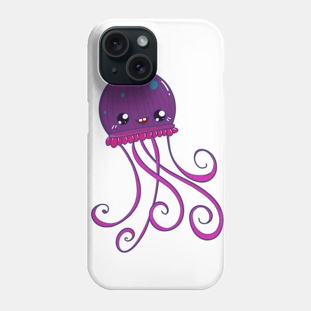 Jellyfish Phone Case by MmzArtwork