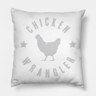 Chicken Wrangler Pillow