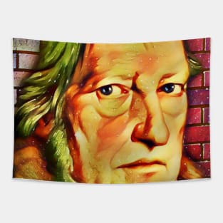 Georg Wilhelm Friedrich Hegel Snow Portrait | Georg Wilhelm Friedrich Hegel Artwork 15 Tapestry