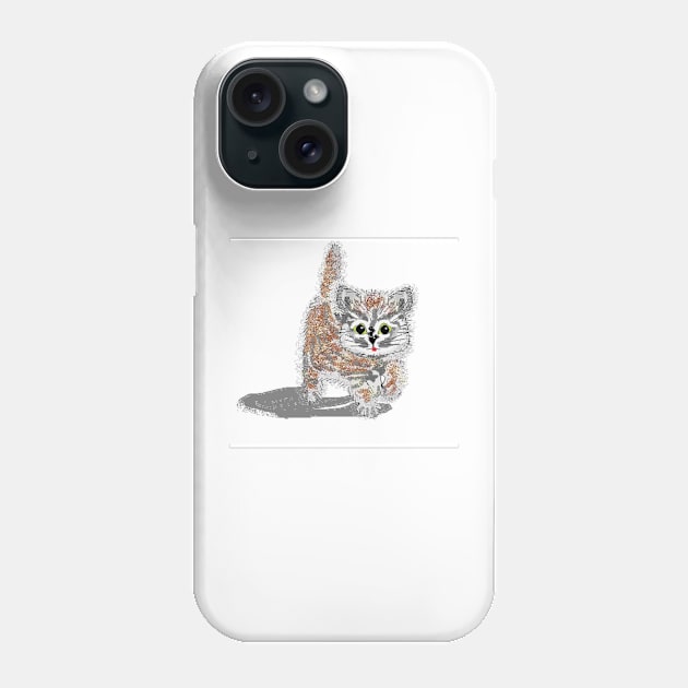 small kitten Phone Case by ArtesManuaisRosaMaria