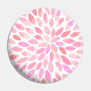 Watercolor brush strokes - pastel pink Pin