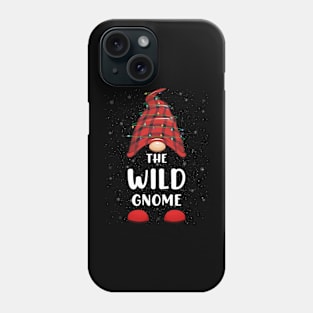 Wild Gnome Red Buffalo Plaid Christmas Pajama Matching Family Phone Case