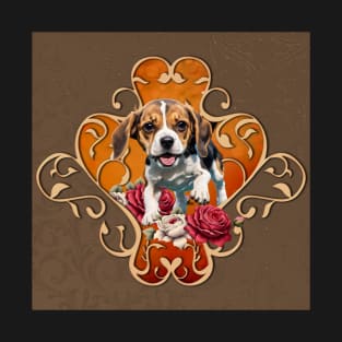 Cute little Beagle. T-Shirt