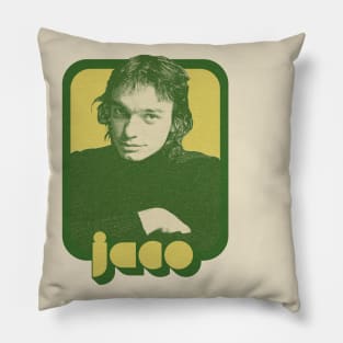 Jaco Pastorius / 70s Style Retro Fan Art Pillow