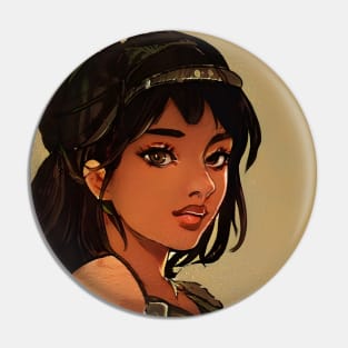 black anime girl Pin