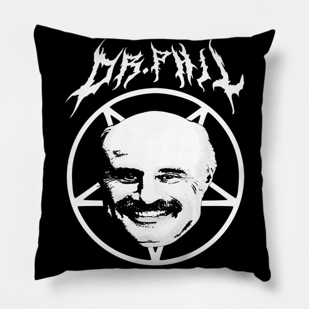 Psychologist Metal (parody) Funny Satire Pillow by blueversion