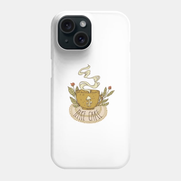 Take Care Phone Case by chrystakay