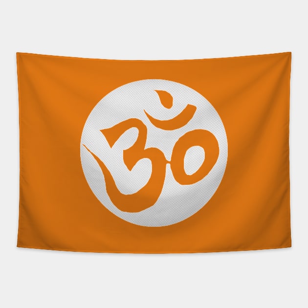 Sacred Spiritual Awakening Om Symbol Tapestry by PlanetMonkey