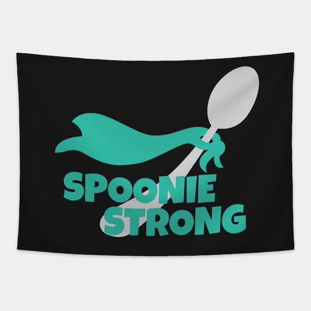 Spoonie Strong Tapestry by Teamtsunami6