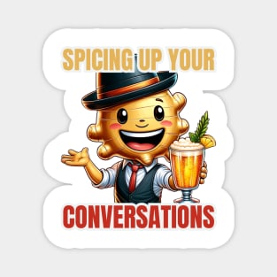 Ginger Beer Banter - Spicing Up Your Conversations Shirt Magnet