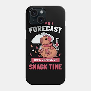 100% Chance of Snack Time Phone Case