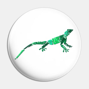 Abstract Lizard Pin