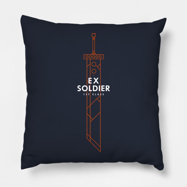 EX-SOLDIER Pillow by BadBox