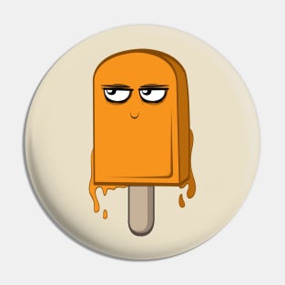 Orange Ice Cream Pin