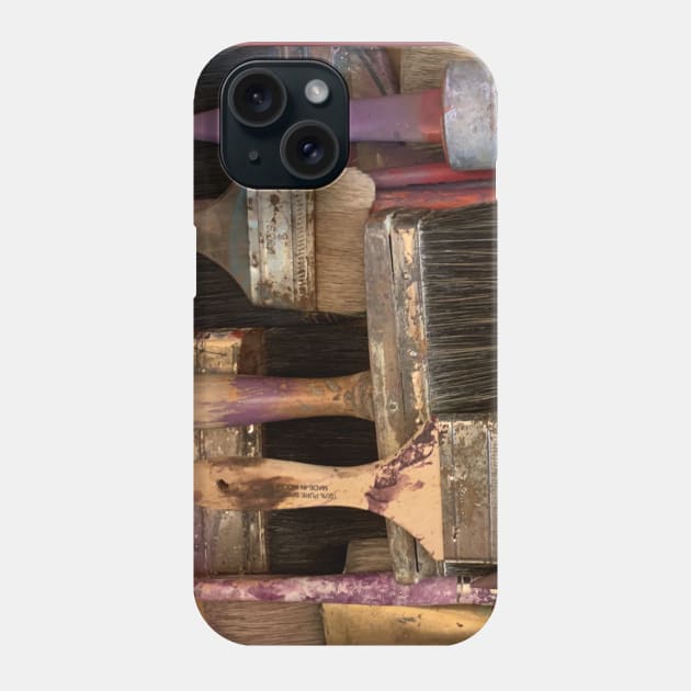 Paint Brushes Phone Case by Zodiart